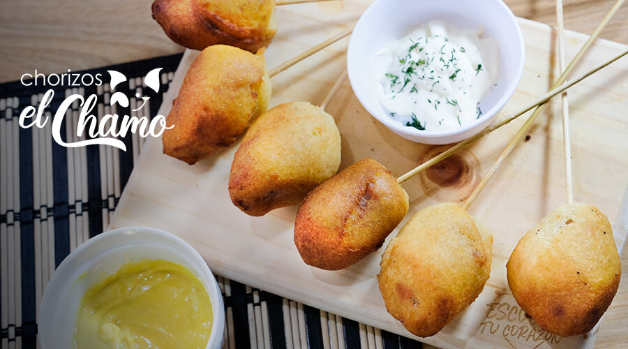 COrndog recetas rapidas Chorizos El Chamo